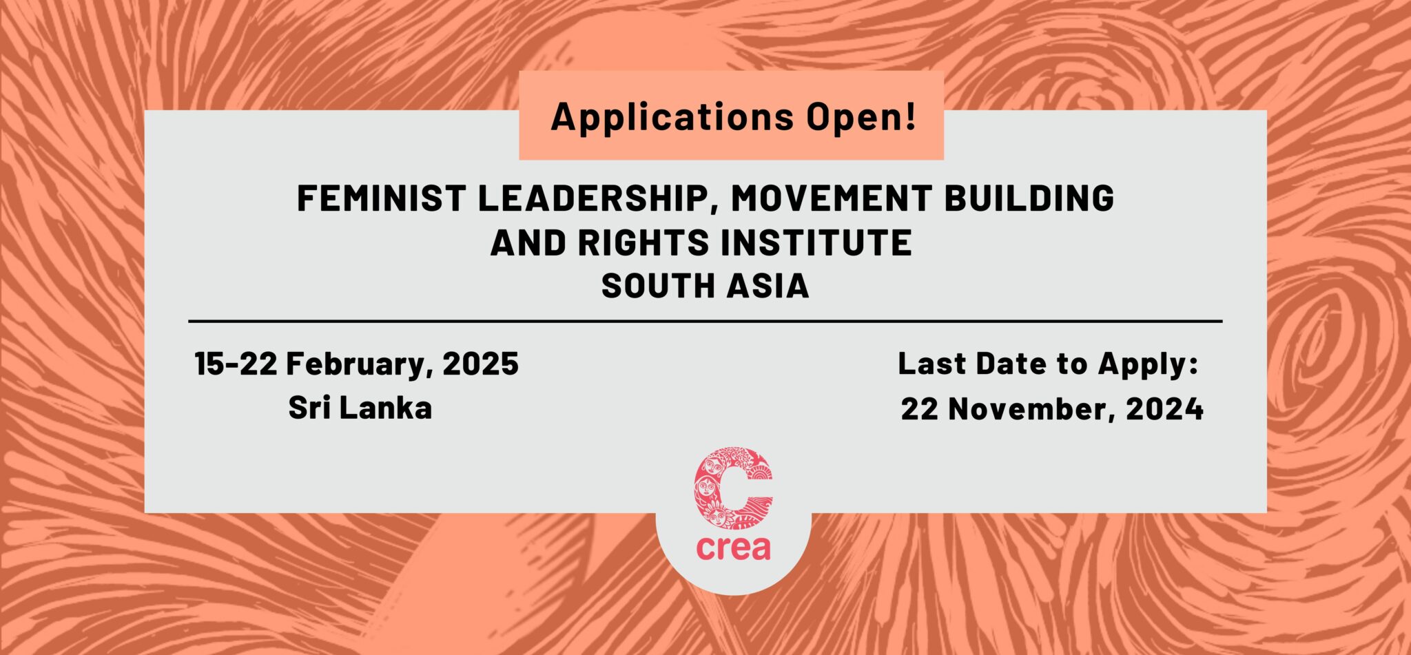 Feminist Leadership, Movement Building and Rights Institute - South Asia 2025