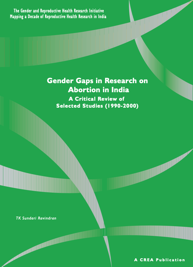 Gender Gaps in Research on Abortion in India